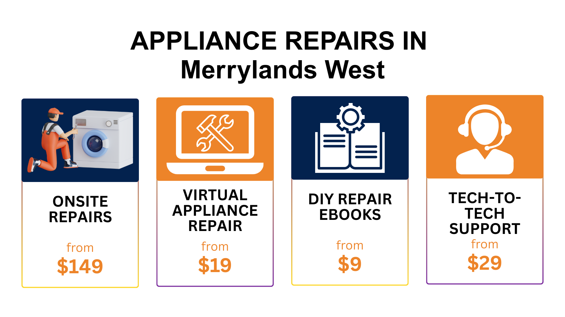 appliance repairs in abbotsbury